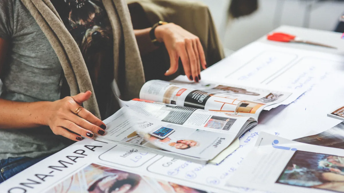 Dergi ve basılı sayfalar üzerinde editoryal seçim yapan kişi