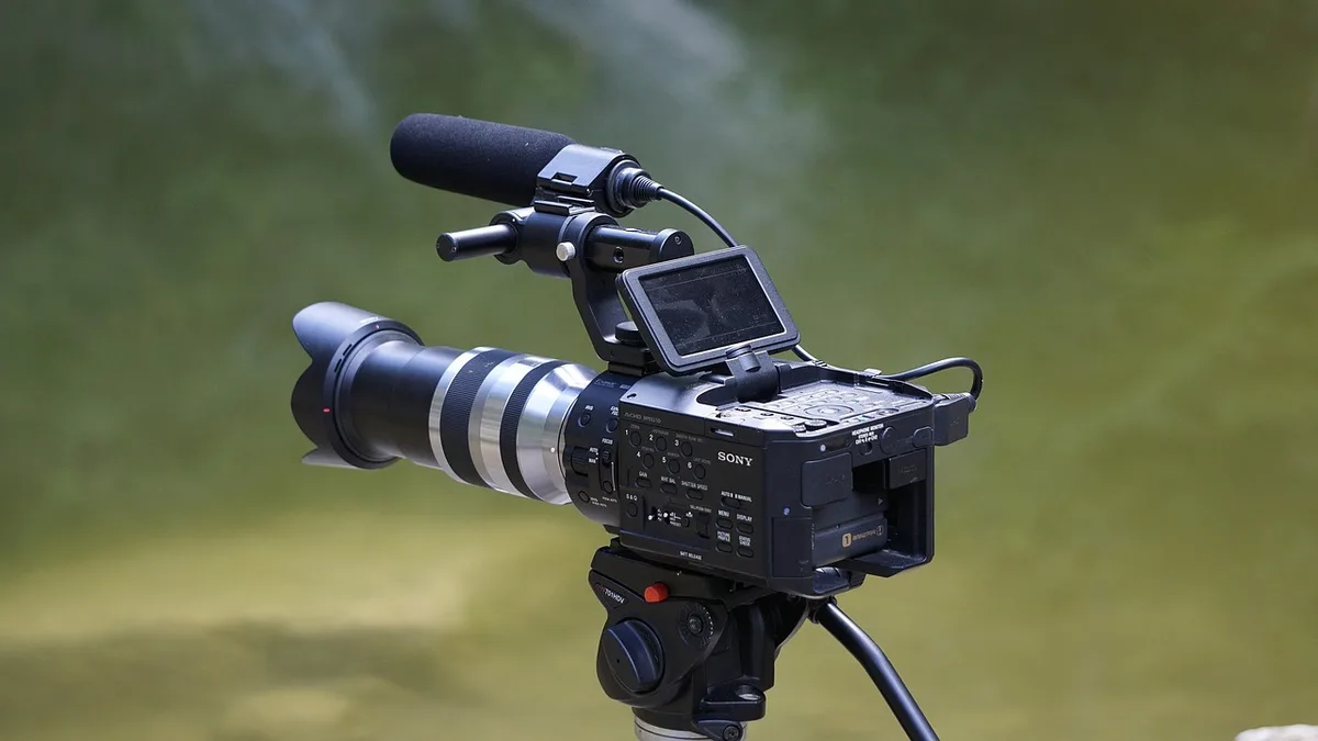 Gimbal üzerinde aynasız video kamera